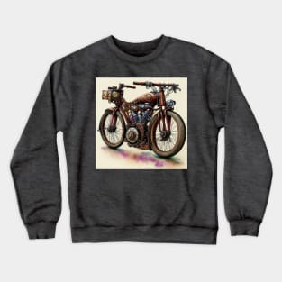 Steampunk motorcycle Crewneck Sweatshirt